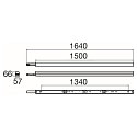 SLV Barre lumineuse BATTEN P 1500 72 ON-OFF PIR avec capteur, CCT Switch, multipower IP20