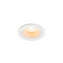 Plafonnier encastr� NUMINOS� XS rond, adapt� aux postes de travail avec �cran IP20, blanche, laqu� gradable