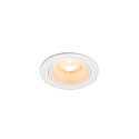 Plafonnier encastr� NUMINOS� XS rond, adapt� aux postes de travail avec �cran IP20, blanche, laqu� gradable
