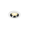 Plafonnier encastr� NUMINOS� XS adapt� aux postes de travail avec �cran IP20, blanche gradable