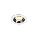 Plafonnier encastr� NUMINOS� XS adapt� aux postes de travail avec �cran IP20, blanche gradable