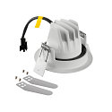 SLV Plafonnier encastr� NUMINOS� MOVE M rond, adapt� aux postes de travail avec �cran IP20, blanche, laqu� gradable