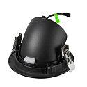 SLV Plafonnier encastr� NUMINOS� GIMBLE L rond, adapt� aux postes de travail avec �cran IP20, noir, blanche, laqu� gradable