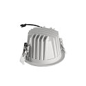 SLV Plafonnier encastr� NUMINOS� L rond, adapt� aux postes de travail avec �cran IP20, blanche, laqu� gradable
