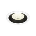 Plafonnier encastr� NUMINOS� L adapt� aux postes de travail avec �cran IP20, noir, blanche gradable