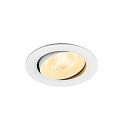 Plafonnier encastr� NUMINOS� MOVE L rond, adapt� aux postes de travail avec �cran IP20, blanche, laqu� gradable