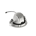 SLV Plafonnier encastr� NUMINOS� MOVE L rond, adapt� aux postes de travail avec �cran IP20, blanche, laqu� gradable