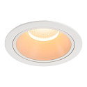Plafonnier encastr� NUMINOS� XL rond, adapt� aux postes de travail avec �cran IP20, blanche, laqu� gradable