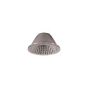 SLV ceiling recessed luminaire NUMINOS� XL round, suitable for VDU workstation IP20, black, lacquered dimmable