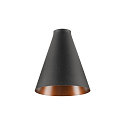 Abat-jour LALU� CONE 15, bronze, noir