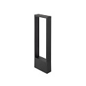 SLV outdoor floor lamp FLATT II 62 PHASE down, sea-air resistant IP65, black, lacquered dimmable