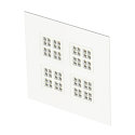 SLV Luminaire � grille PAVANNO 625 45 WB WH ON-OFF CCT Switch, UGR < 19, commutable, multipower IP20, blanche 