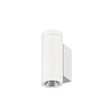 SLV outdoor wall luminaire HELIA PRO S UP/DOWN up / down, cylindrical, DALI controllable, impact resistant IP65, white