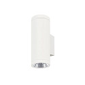 SLV outdoor wall luminaire HELIA PRO L SINGLE 1 flame, cylindrical, DALI controllable, impact resistant IP65, white