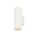 outdoor wall luminaire HELIA PRO L UP/DOWN up / down, cylindrical, DALI controllable, impact resistant IP65, white