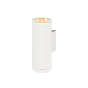 SLV outdoor wall luminaire HELIA PRO L UP/DOWN up / down, cylindrical, DALI controllable, impact resistant IP65, white
