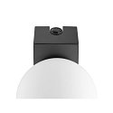 SLV Luminaire de miroir SUN MIRROR TRIPLE avec bouton de commande IP44, noir, laqué 