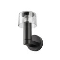 SLV Luminaire mural d�ext�rieur TAHA II IP65, noir, laqu� gradable