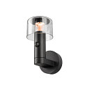 SLV Luminaire mural d�ext�rieur TAHA II IP54, noir, laqu� 