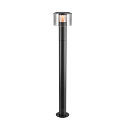 Lampadaire d�ext�rieur TAHA II 90 IP65, noir gradable