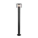 Lampadaire d�ext�rieur TAHA II 90 avec capteur IP54, noir 