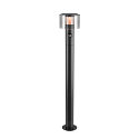 Lampadaire d�ext�rieur TAHA II 90 avec capteur IP54, noir 