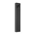 SLV Lampadaire d�ext�rieur QUAD PRO 90 angulaire IP65, anthrazit, blanche gradable