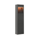 Lampadaire d�ext�rieur QUAD PRO 60 angulaire IP65, anthrazit, blanche gradable