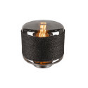 Lampe de table PANTILO ROPE 19 cylindrique E27, argent gradable