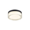 SLV Applique et plafonnier CYFT XL IP65, noir, laqu� gradable