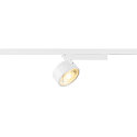 1-Projecteur monophas� KALU 2.0 PHASE cylindrique, UGR < 19, avec optique de lentille, pivotant � la cardan IP20, blanche