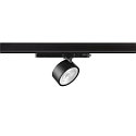 SLV Projecteur triphas� KALU 2.0 cylindrique, adapt� aux postes de travail avec �cran IP20, noir, laqu� gradable