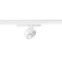 SLV Projecteur triphas� KALU 2.0 cylindrique, adapt� aux postes de travail avec �cran IP20, blanche, laqu� gradable