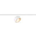 Projecteur sur rail KALU 2.0 cylindrique, adapt� aux postes de travail avec �cran IP20, blanche, laqu� gradable