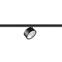 SLV Projecteur sur rail KALU 2.0 cylindrique, adapt� aux postes de travail avec �cran IP20, noir, laqu� gradable