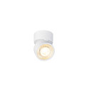 Applique et plafonnier KALU 2.0 � 1 flamme, adapt� aux postes de travail avec �cran IP20, blanche, laqu� gradable