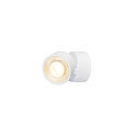 SLV Applique et plafonnier KALU 2.0 � 1 flamme, adapt� aux postes de travail avec �cran IP20, blanche, laqu� gradable