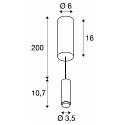 SLV Luminaire � suspension LALU� IP20, noir gradable