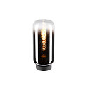 Lampe de table PANTILO SLIM cylindrique E27, chrome gradable