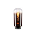 Lampe de table PANTILO SLIM cylindrique E27, cuivre gradable