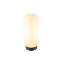Lampe de table PANTILO SLIM cylindrique E27, blanche gradable