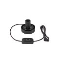 SLV Lampe de table PANTILO cylindrique E27, cuivre gradable