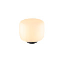 Lampe de table PANTILO cylindrique E27, blanche gradable