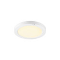 Downlight VARIO 220 avec capteur IP20, blanche, laqué 