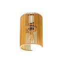 SLV Luminaire mural WUD WL cylindrique E27 IP20, couleur naturelle, laqué gradable