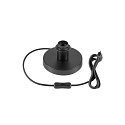 SLV Lampe de table WUD TL cylindrique E27 IP20, couleur naturelle gradable