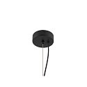 pendant luminaire OLYPSO 50 E27 IP20, black dimmable