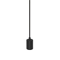 Luminaire � suspension FITU PD RIBBED E27 IP20, noir gradable