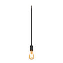 Luminaire � suspension FITU PD RIBBED E27 IP20, noir gradable