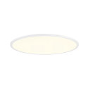 SLV Luminaire de plafond PANEL 60 rond, adapt� aux postes de travail avec �cran IP20, blanche, laqu� gradable